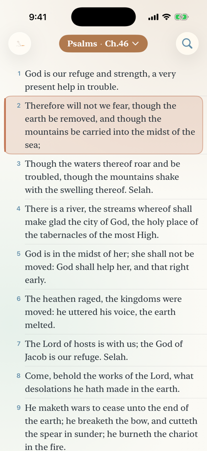 Full KJV & ASV — Bible Widget app screenshot